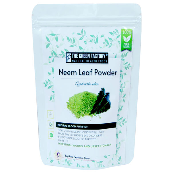 Neem leaf powder - best, healthy and pure.